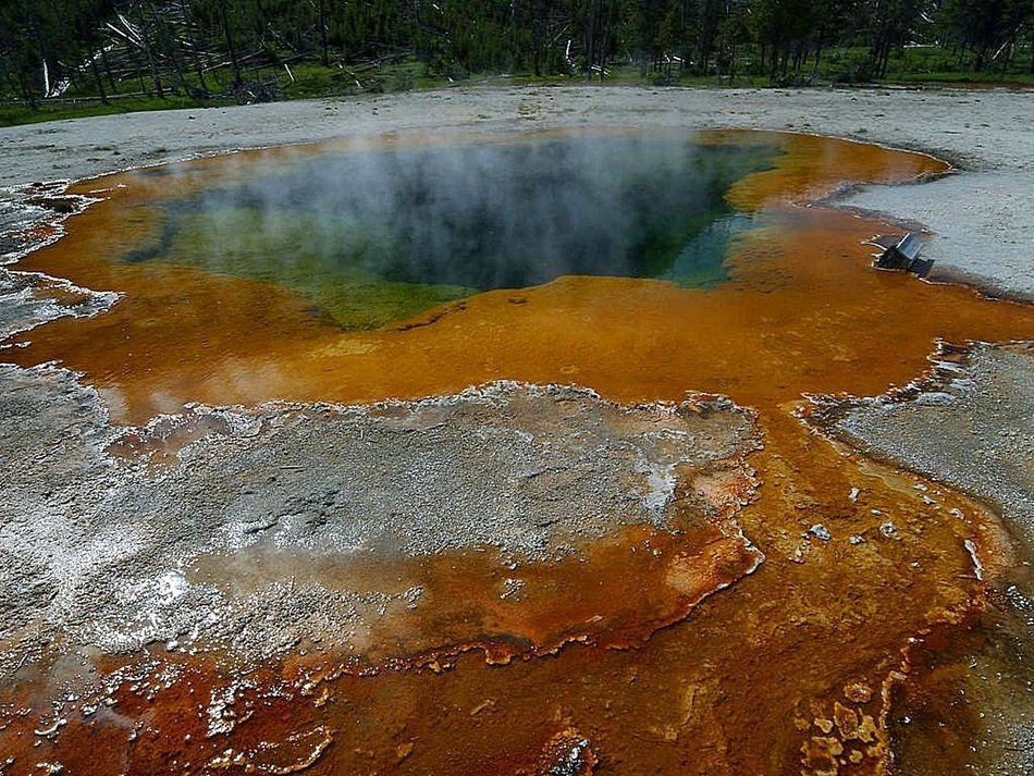 panorama of the emerald pool