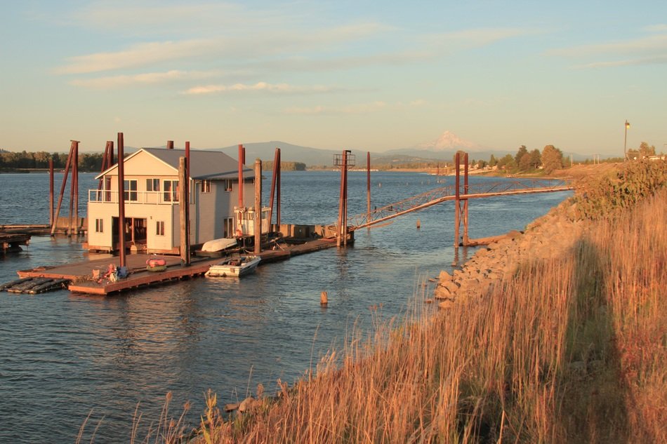 Photo of River embankment in Oregon