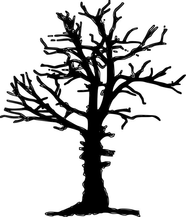 irresistible decline tree drawing