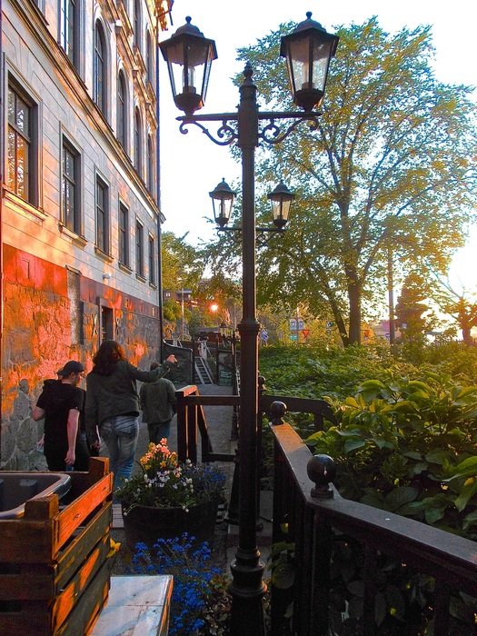 outdoor living vegetarian restaurant in stockholm