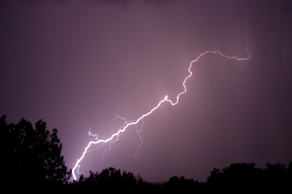 Thunderbolt in the sky