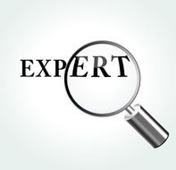 Vector expert theme illustration