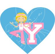 Cute Yoga Girl Illustration N13