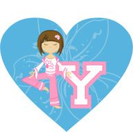 Cute Yoga Girl Illustration N14