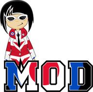 Mod Girl Learn to Read Illustration N2