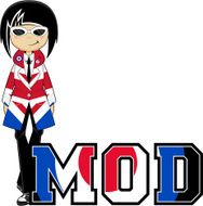 Mod Girl Learn to Read Illustration N3