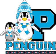 Cute Penguins Learning Letter P N2