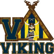 Cute Viking Warrior Learning Letter V N31