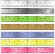 Measuring rulers