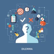 Dilemma Concept Illustration