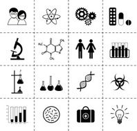 Set of science icons N2
