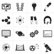 Black science research and education Icons N2