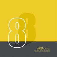 The number 8