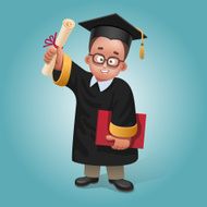 Graduate boy