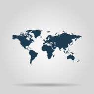 World Map Illustration N12