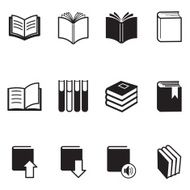 Book icons vector illustration N3