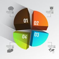 Modern design for business info graphic N10