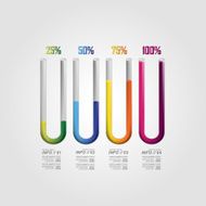 Modern design for business info graphic N11