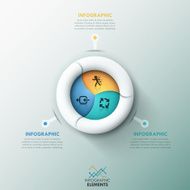 Modern infographics options banner N154