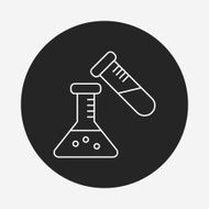 Beaker line icon N79