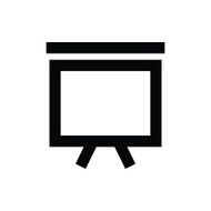 Chalkboard Vector Icon