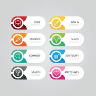 Modern infographics design options banner Vector illustration N6