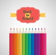 Card with multicolored pencils N2