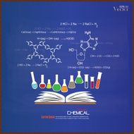 open book with Chemical formulas