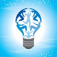 The Light Bulb For Job and Business Concept