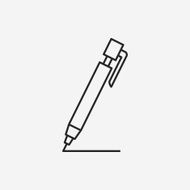 pen pencil line icon N54
