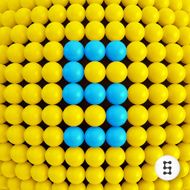 Number five Abstract mathematics background