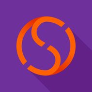 S letter line logo N16