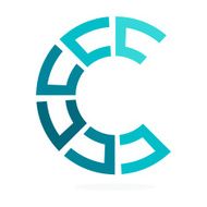 C letter line logo N7