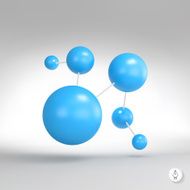 Abstract connection points and lines Graphic design