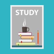 Flat design vector illustration concepts of education N6