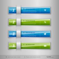 Modern business tabs infographics template for web design or N11