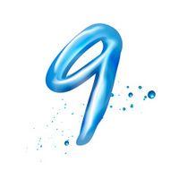 3d water number 9