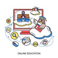 Online education concept N22