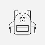 backpack line icon N39