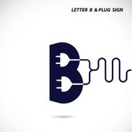 Creative letter B icon abstract logo design vector template N2