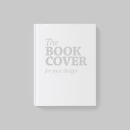 Light Realistic Blank book cover N2