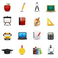 Education Icons Set N40