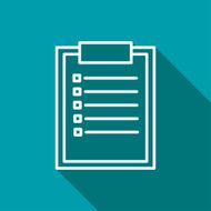 icon of clipboard N18