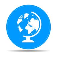 geography school earth globe web icon vector illustration N10