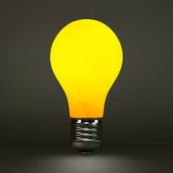 Lightbulb idea symbol 3d vector illustration N4