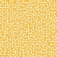 close-up look at complex square maze