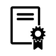 Graduate diploma symbol icon vector illustration eps10 on white
