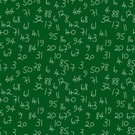 Numbers seamless pattern
