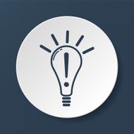 Creative Idea in Bulb Shape as Inspiration Concept Icon N4