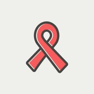 Unity ribbon thin line icon N3